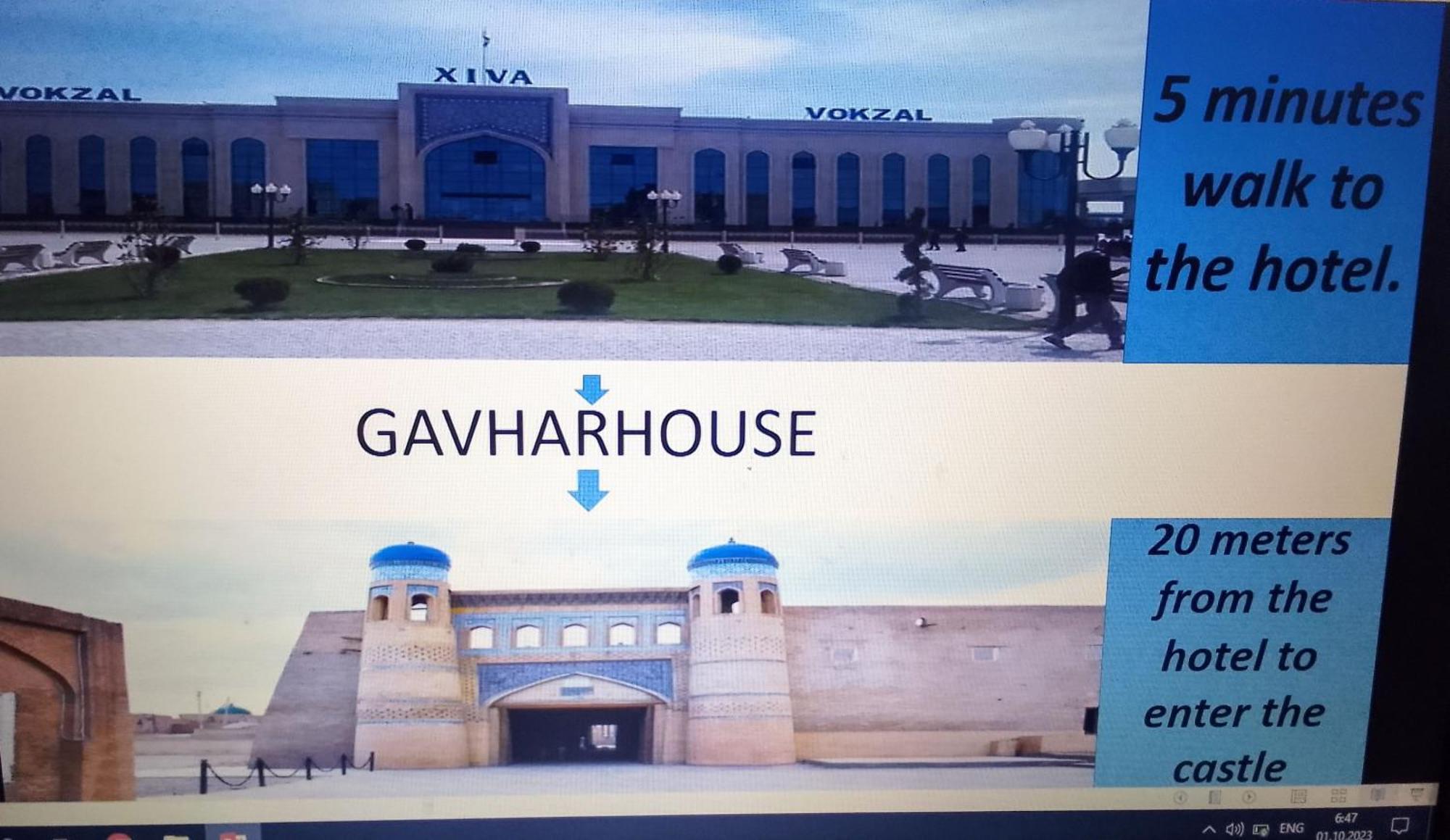 Gavhar House Hotel Khiva Bagian luar foto